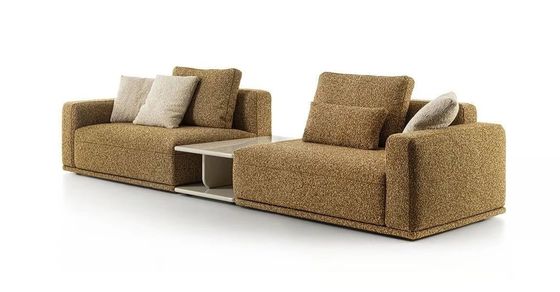Frigerio Sofá Modular Glamour Personalizado Decoración de Hotel de 5 Estrellas Con Gabinete de Acento