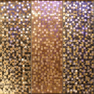 Paredes decorativas de acero inoxidable de lujo hechas a medida para espacios hoteleros