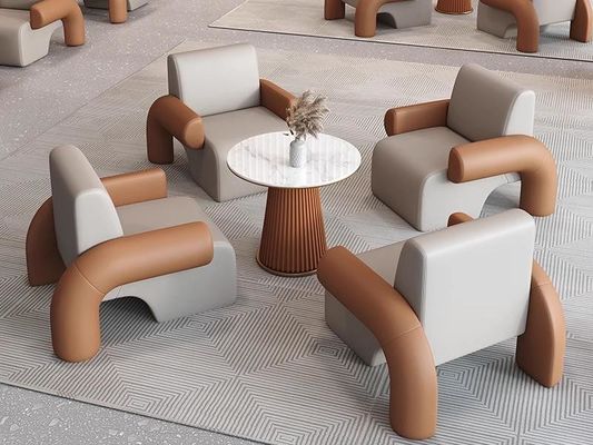 Negociación de muebles de hotel de cinco estrellas combinación de sofá mesa y silla