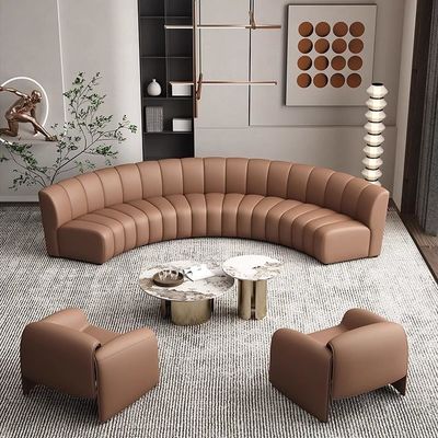 Muebles de la recepción de la recepción de los hoteles de estrellas de la negociación del sofá silla de mesa tamaño personalizado