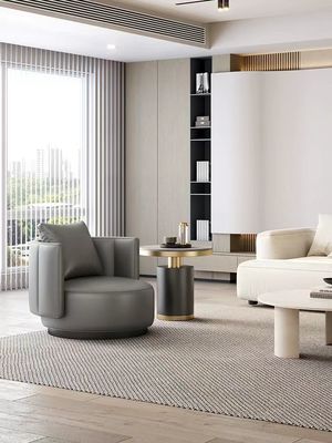 Hotel contemporáneo estilo minimalista Sofá de cuero original para la recepción