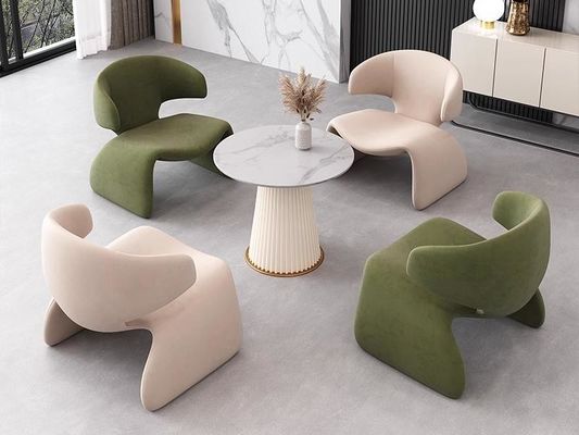 Luxury Hotel Lobby Muebles de ocio Sofá silla Mesa y silla Conjunto de tamaño personalizado