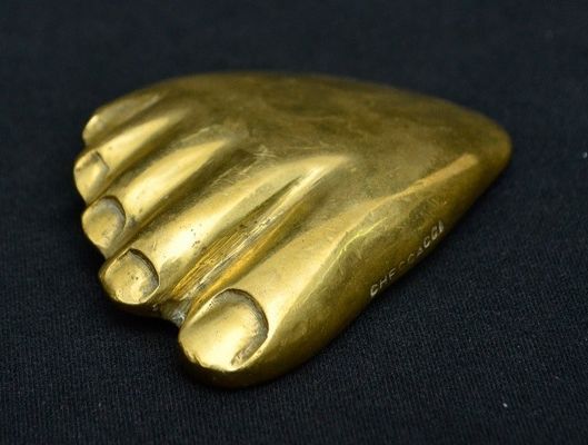 Hotel de 5 estrellas estilo nórdico Diseño de pie de bronce Escultura de lujo