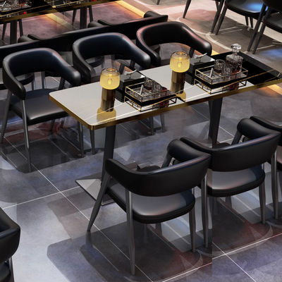 Moderno Hotel Restaurante Mesa y silla Conjunto de Sofá de Bar