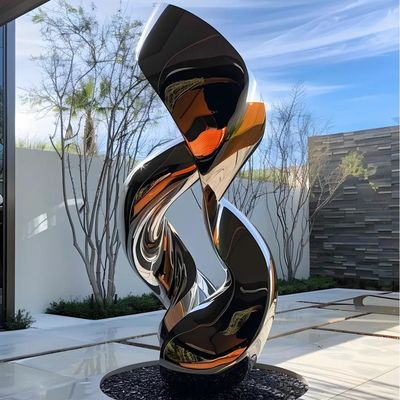 Proyecto de esculturas de arte de metal moderno personalizadas para hoteles
